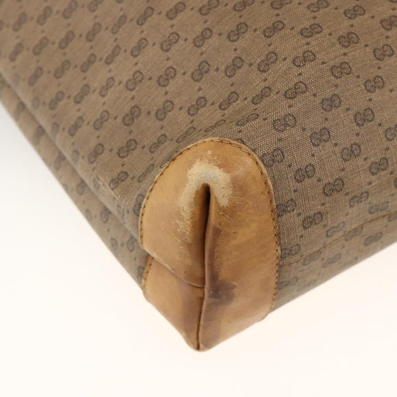 GUCCI Micro GG Supreme Web Sherry Line Bag PVC Beige 002 983 0054 Auth gh1966