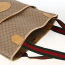 GUCCI Micro GG Supreme Web Sherry Line Bag PVC Beige 002 983 0054 Auth gh1966-6