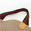 GUCCI Micro GG Supreme Web Sherry Line Bag PVC Beige 002 983 0054 Auth gh1966-8