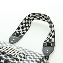 Christian Dior Evolution Flap Shoulder Bag Leather Black White Auth gh1972M-15