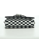 Christian Dior Evolution Flap Shoulder Bag Leather Black White Auth gh1972M-6