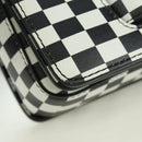 Christian Dior Evolution Flap Shoulder Bag Leather Black White Auth gh1972M-16
