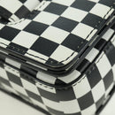 Christian Dior Evolution Flap Shoulder Bag Leather Black White Auth gh1972M-17