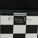 Christian Dior Evolution Flap Shoulder Bag Leather Black White Auth gh1972M-21