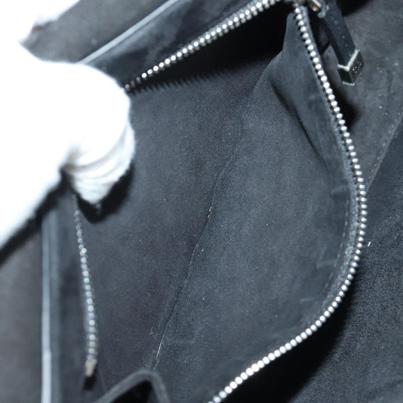 Christian Dior Evolution Flap Shoulder Bag Leather Black White Auth gh1972M