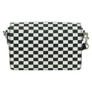 Christian Dior Evolution Flap Shoulder Bag Leather Black White Auth gh1972M-2