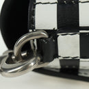 Christian Dior Evolution Flap Shoulder Bag Leather Black White Auth gh1972M-4