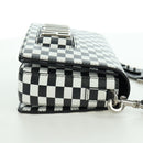 Christian Dior Evolution Flap Shoulder Bag Leather Black White Auth gh1972M-5