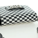 Christian Dior Evolution Flap Shoulder Bag Leather Black White Auth gh1972M-14
