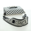 Christian Dior Evolution Flap Shoulder Bag Leather Black White Auth gh1972M-7