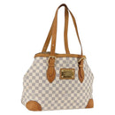 LOUIS VUITTON Damier Azur Hampstead MM Tote Bag N51206 LV Auth gh1973-1