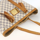LOUIS VUITTON Damier Azur Hampstead MM Tote Bag N51206 LV Auth gh1973-6