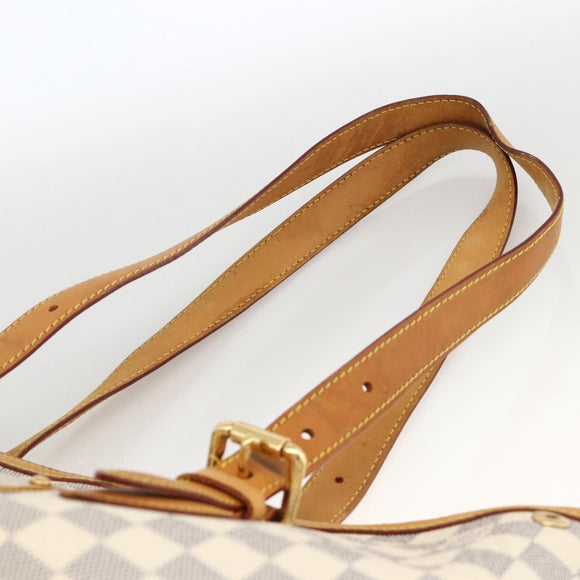 LOUIS VUITTON Damier Azur Hampstead MM Tote Bag N51206 LV Auth gh1973