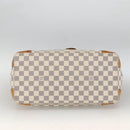 LOUIS VUITTON Damier Azur Hampstead MM Tote Bag N51206 LV Auth gh1973-5