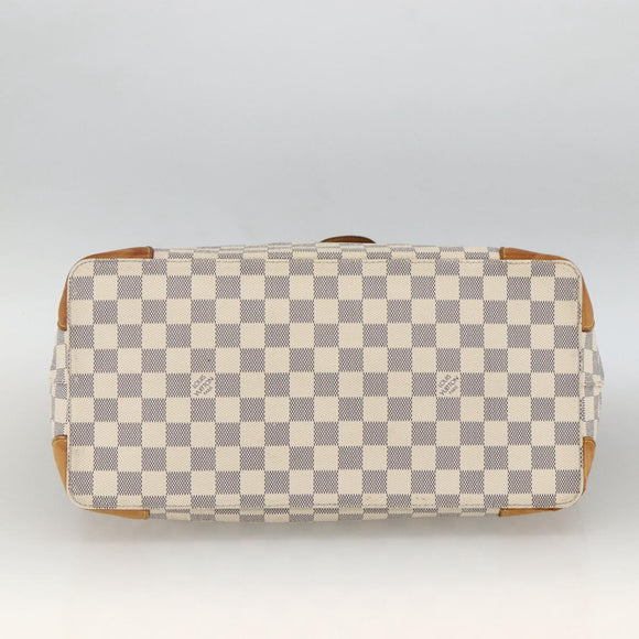 LOUIS VUITTON Damier Azur Hampstead MM Tote Bag N51206 LV Auth gh1973