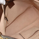 GUCCI GG Supreme Tote Bag PVC 2way Beige Gold 473887 Auth gh1977-11