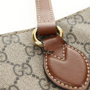 GUCCI GG Supreme Tote Bag PVC 2way Beige Gold 473887 Auth gh1977-23