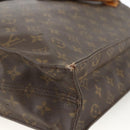 LOUIS VUITTON Monogram Sac Plat Hand Bag M51140 LV Auth gh1978-15