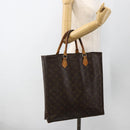LOUIS VUITTON Monogram Sac Plat Hand Bag M51140 LV Auth gh1978-19