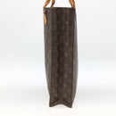 LOUIS VUITTON Monogram Sac Plat Hand Bag M51140 LV Auth gh1978-3