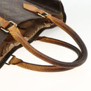 LOUIS VUITTON Monogram Sac Plat Hand Bag M51140 LV Auth gh1978-7