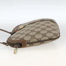 GUCCI GG Supreme Web Sherry Line Bag PVC Beige Gold 904 02 047 Auth gh1981-4