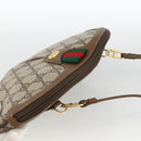 GUCCI GG Supreme Web Sherry Line Bag PVC Beige Gold 904 02 047 Auth gh1981-6