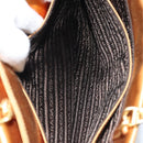 PRADA Chain Hand Bag Satin Gold Auth gh1982-22