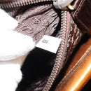 PRADA Chain Hand Bag Satin Gold Auth gh1982-11