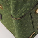 LOUIS VUITTON Monogram Mini Claudine Boston Bag TST Khaki M42332 LV Auth gh1987-19
