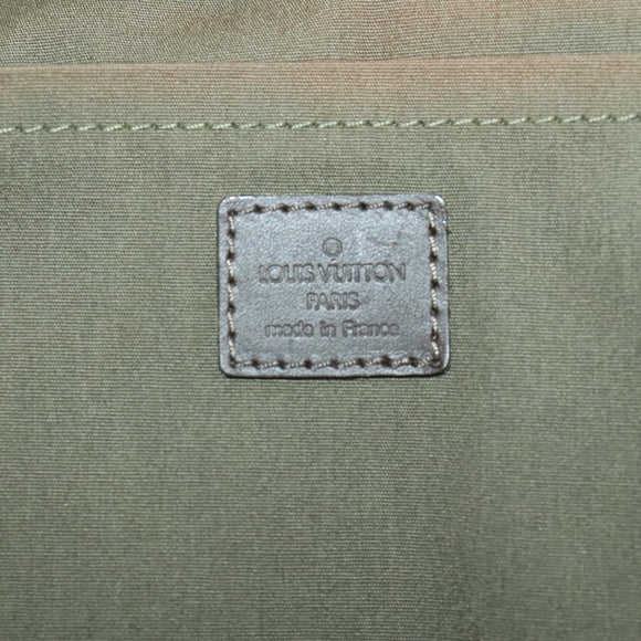 LOUIS VUITTON Monogram Mini Claudine Boston Bag TST Khaki M42332 LV Auth gh1987