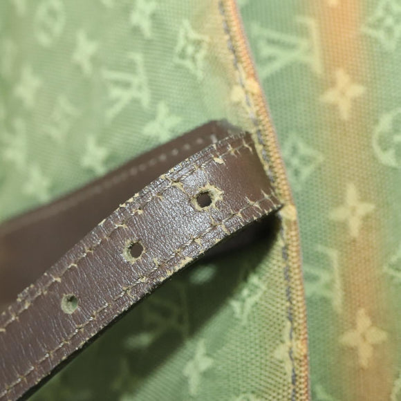 LOUIS VUITTON Monogram Mini Claudine Boston Bag TST Khaki M42332 LV Auth gh1987