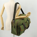 LOUIS VUITTON Monogram Mini Claudine Boston Bag TST Khaki M42332 LV Auth gh1987-27