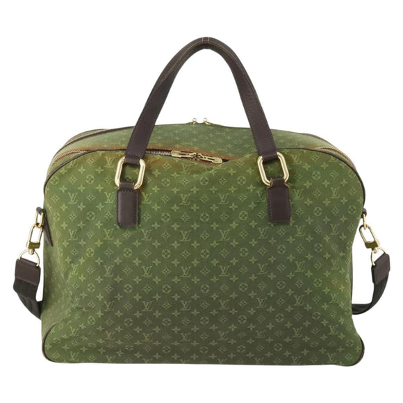 LOUIS VUITTON Monogram Mini Claudine Boston Bag TST Khaki M42332 LV Auth gh1987