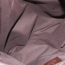 GUCCI GG Canvas Web Sherry Line Shoulder Bag Beige Silver 169937 Auth gh1991-11