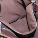 GUCCI GG Canvas Web Sherry Line Shoulder Bag Beige Silver 169937 Auth gh1991-25