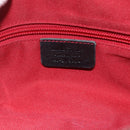 Salvatore Ferragamo Gancini Shoulder Bag Suede Black Silver Auth gh1993-12