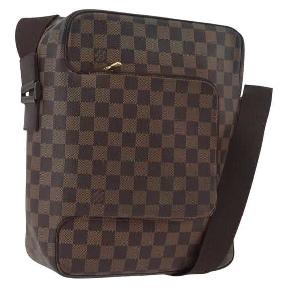 LOUIS VUITTON Damier Ebene Olaf MM Shoulder Bag N41441 LV Auth gh2004
