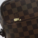 LOUIS VUITTON Damier Ebene Olaf MM Shoulder Bag N41441 LV Auth gh2004-17