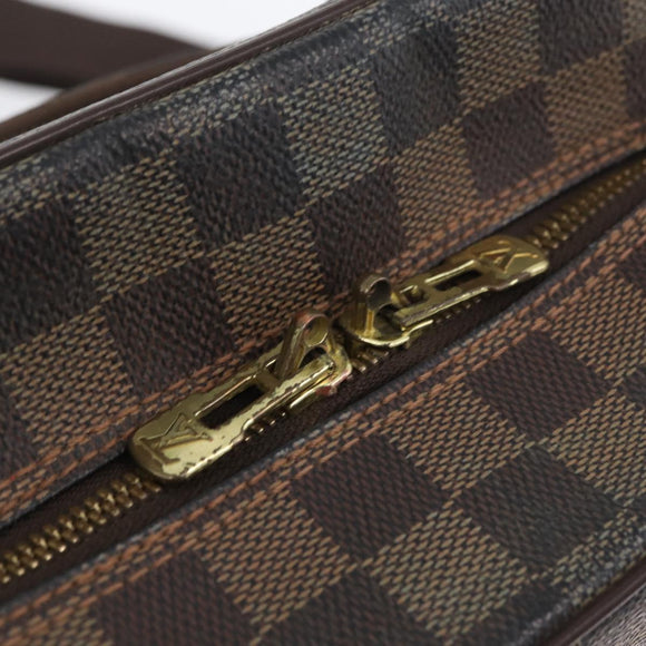 LOUIS VUITTON Damier Ebene Olaf MM Shoulder Bag N41441 LV Auth gh2004