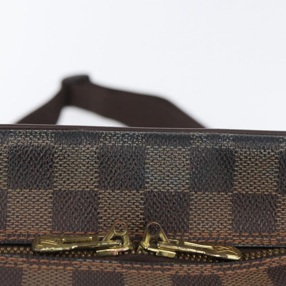 LOUIS VUITTON Damier Ebene Olaf MM Shoulder Bag N41441 LV Auth gh2004