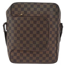 LOUIS VUITTON Damier Ebene Olaf MM Shoulder Bag N41441 LV Auth gh2004-13
