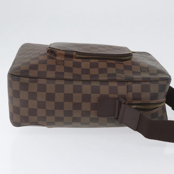 LOUIS VUITTON Damier Ebene Olaf MM Shoulder Bag N41441 LV Auth gh2004