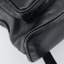 GUCCI Bamboo Backpack Leather Black Gold 003 2058 0016 Auth gh2009-17