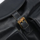 GUCCI Bamboo Backpack Leather Black Gold 003 2058 0016 Auth gh2009-20