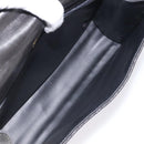 BALLY Hand Bag Leather Black Gold Auth gh201-12