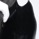 BALLY Hand Bag Leather Black Gold Auth gh201-18