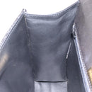 BALLY Hand Bag Leather Black Gold Auth gh201-19