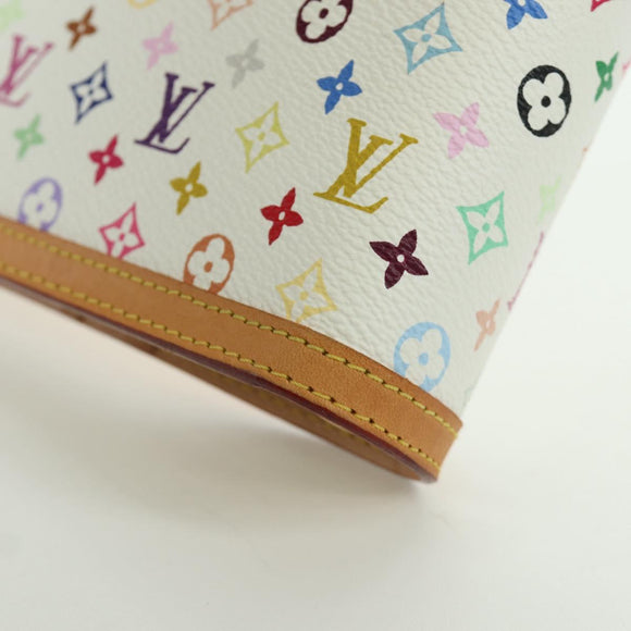 LOUIS VUITTON Multicolor Agenda GM Day Planner Cover White R20894 Auth gh2015SAV