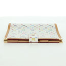 LOUIS VUITTON Multicolor Agenda GM Day Planner Cover White R20894 Auth gh2015SAV-3